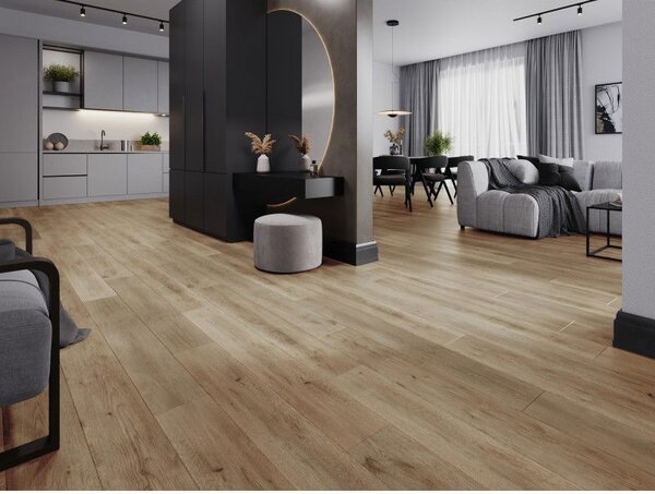 Mexen Spirit Lake panele winylowe 1240 x 182 mm SPC 6,5 mm, podkład IXPE 1,5 mm, 4 V-Fuga, Dąb - F1001-1240-182-505-4V1-01