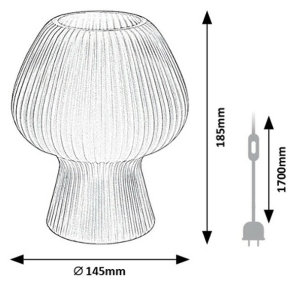 Rabalux 74023 lampa stołowa Vinelle