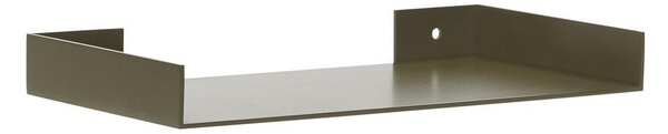 Ciemnozielona metalowa półka 30 cm Sheets – Hübsch