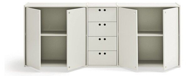 Kremowa komoda 197x80x40 cm Wally – Teulat