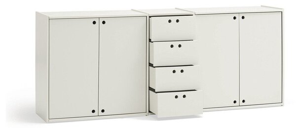 Kremowa komoda 197x80x40 cm Wally – Teulat