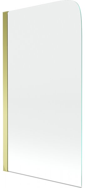 Mexen Felix parawan nawannowy 1-skrzydłowy 70 x 140 cm, transparent, złoty - 890-070-001-50-00