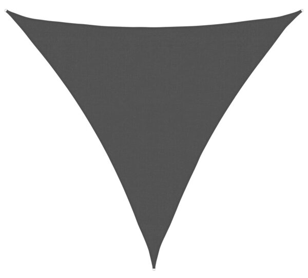 Żagiel przeciwsłoneczny, 160 g/m², czarny, 3,6x3,6x3,6m, hdpe