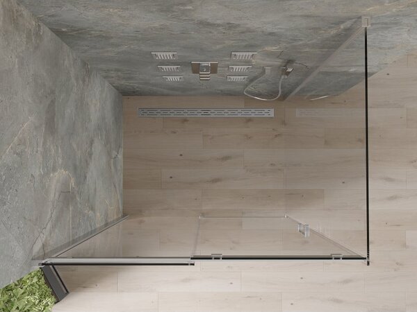 Mexen Omega kabina prysznicowa rozsuwana 100 x 80 cm, transparent, chrom - 825-100-080-01-00