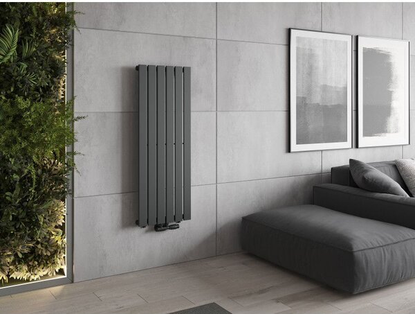 Mexen Boston grzejnik dekoracyjny 1200 x 452 mm, 611 W, antracyt - W213-1200-452-00-66