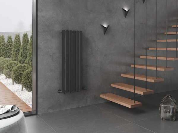 Mexen Boston grzejnik dekoracyjny 1200 x 452 mm, 611 W, antracyt - W213-1200-452-00-66