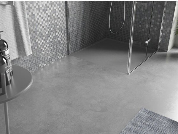 Mexen Amon brodzik kwadratowy SMC 80 x 80 cm, szary - 4F618080