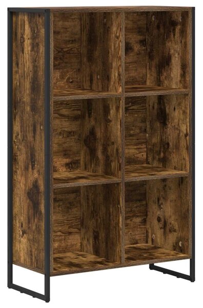 Szafka na książki dąb dymny 99,5 x 30 x 108,5 cm
