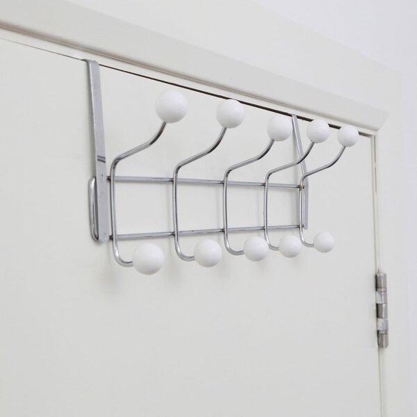Metalowy wieszak na drzwi w kolorze srebra 40,5 cm Jaxen – Premier Housewares