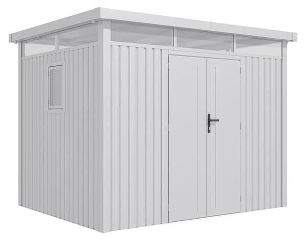 Domek ogrodowy G21 Atlanta 676 - 294 x 230 cm, metal silver