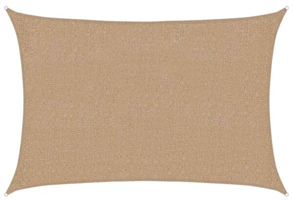 Żagiel przeciwsłoneczny, 160 g/m², taupe, 2x2,5 m, hdpe