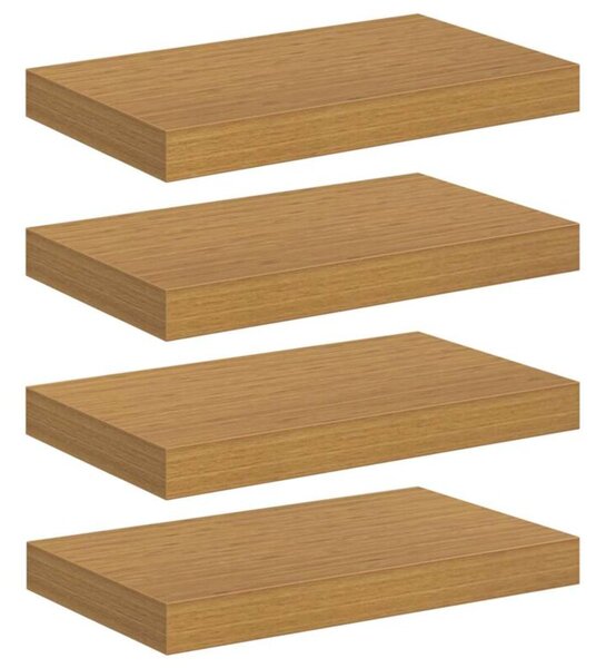Beżowa półka na ścianę z materiału drewnopochodnego - nowoczesny design i praktyczne rozwiązania do przechowywania