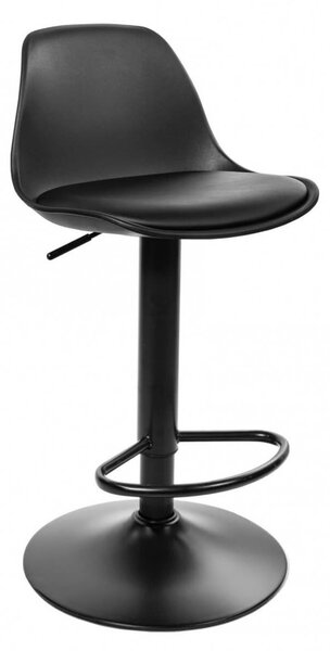 Krzesło barowe HOGA ▪️ 3773 ▪️ czarny / baza czarna