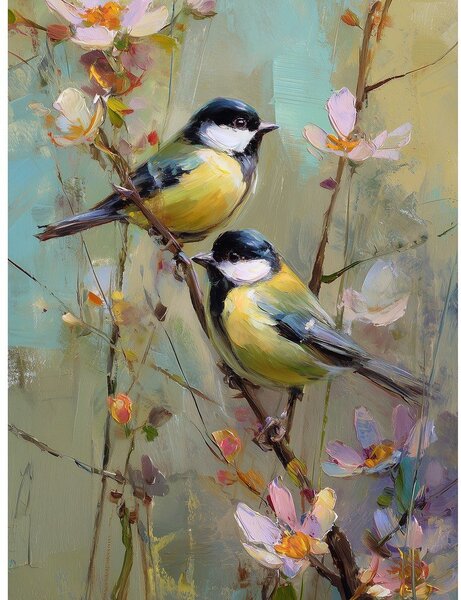 Obraz drukowany z ramą w zestawie 60x80 cm Parus Pair – Styler
