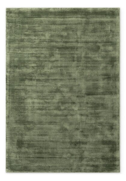 Zielony dywan z wiskozy tkany ręcznie 160x230 cm Noemi – Vikosa