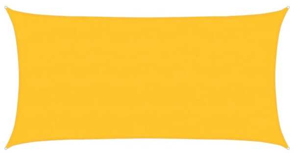 Żagiel przeciwsłoneczny, 160 g/m², żółty, 4x7 m, hdpe
