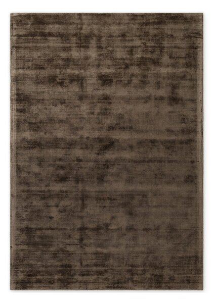 Brązowy dywan z wiskozy tkany ręcznie 120x180 cm Noemi – Vikosa