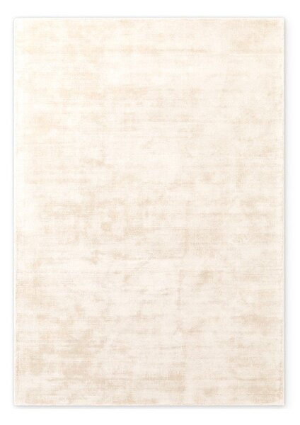 Dywan z wiskozy tkany ręcznie w kolorze kości słoniowej 80x150 cm Noemi – Vikosa