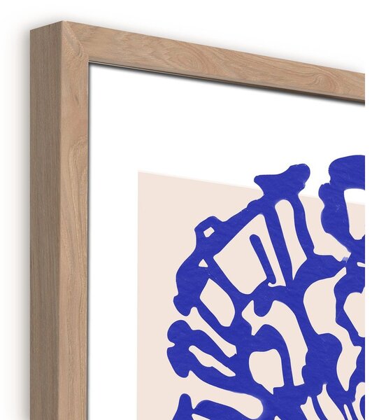 Obraz drukowany z ramą w zestawie 60x90 cm Blue Folklore – Styler