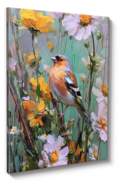 Obraz drukowany z ramą w zestawie 60x80 cm Fringilla – Styler