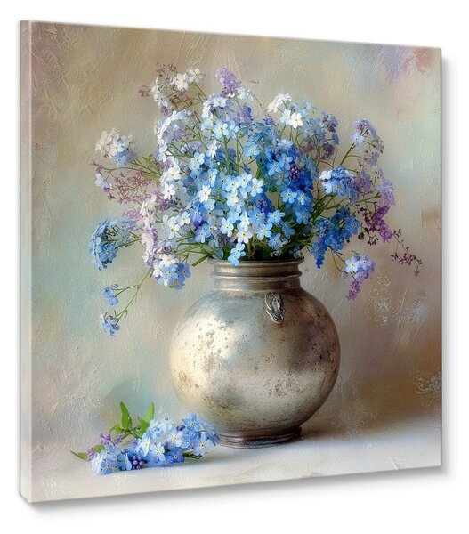 Obraz drukowany na płótnie 32x32 cm Forget-me-not – Styler