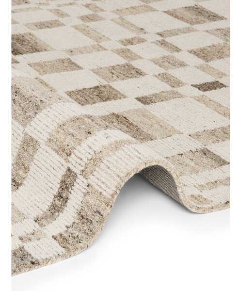Kremowy wełniany dywan tkany ręcznie 200x300 cm Boho 1.0 Structa – Vikosa