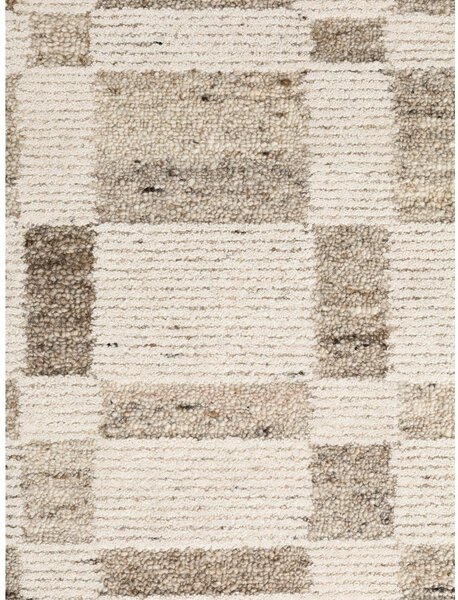 Kremowy wełniany dywan tkany ręcznie 200x300 cm Boho 1.0 Structa – Vikosa