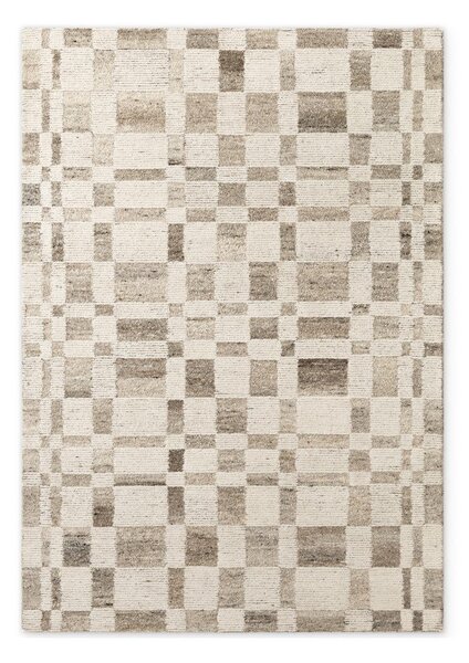 Kremowy wełniany dywan tkany ręcznie 200x300 cm Boho 1.0 Structa – Vikosa