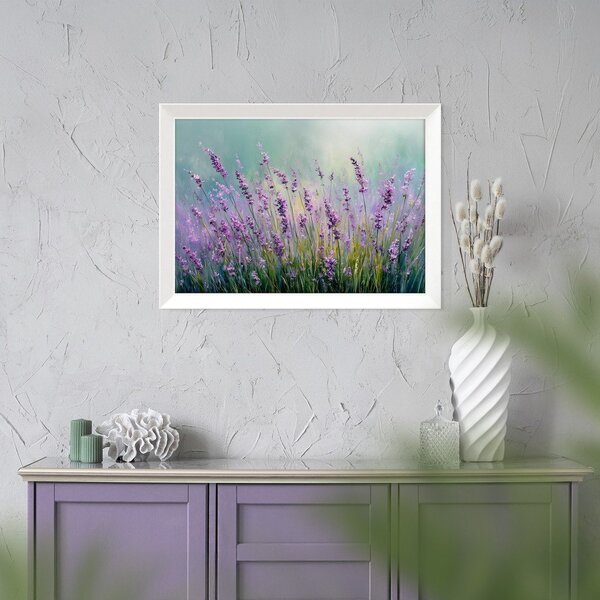 Obraz drukowany z ramą w zestawie 75x56 cm Lavender – Styler