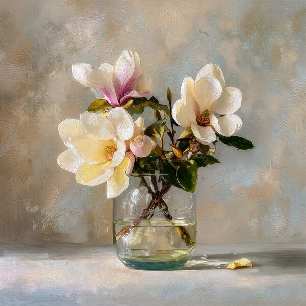 Obraz drukowany na płótnie 32x32 cm Magnolias – Styler