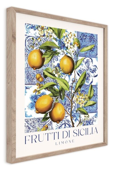 Obraz drukowany z ramą w zestawie 40x50 cm Sicilia – Styler