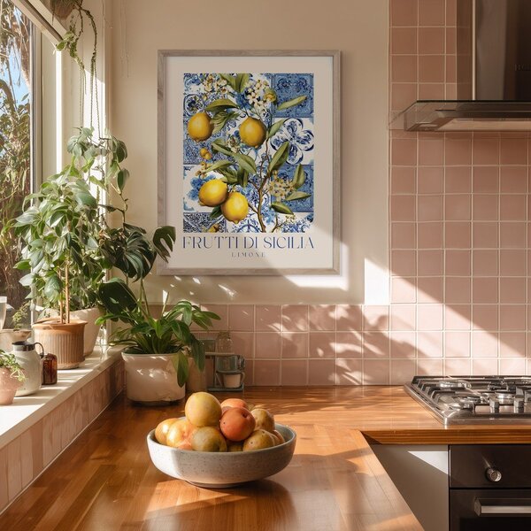 Obraz drukowany z ramą w zestawie 40x50 cm Sicilia – Styler