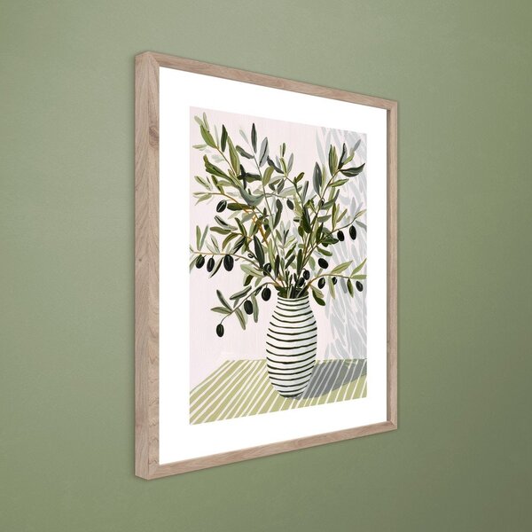 Obraz drukowany z ramą w zestawie 40x50 cm Olive Bunch II – Styler