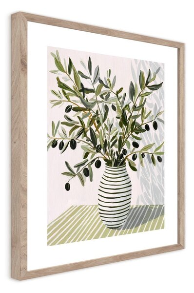 Obraz drukowany z ramą w zestawie 40x50 cm Olive Bunch II – Styler