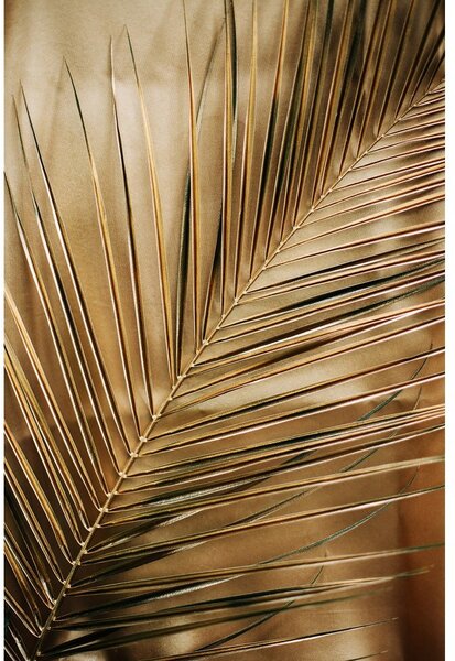 Szklany obraz drukowany 80x120 cm Gold Palm – Styler