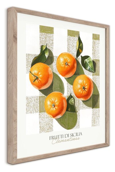 Obraz drukowany z ramą w zestawie 40x50 cm Mandarines – Styler