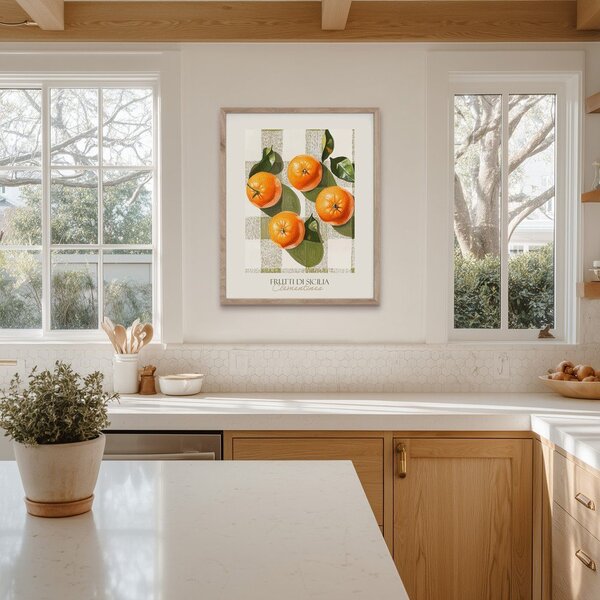 Obraz drukowany z ramą w zestawie 40x50 cm Mandarines – Styler