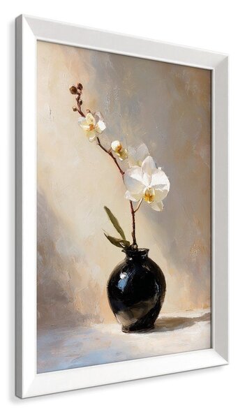 Obraz drukowany z ramą w zestawie 56x75 cm White Orchid – Styler