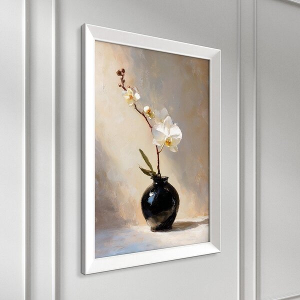Obraz drukowany z ramą w zestawie 56x75 cm White Orchid – Styler