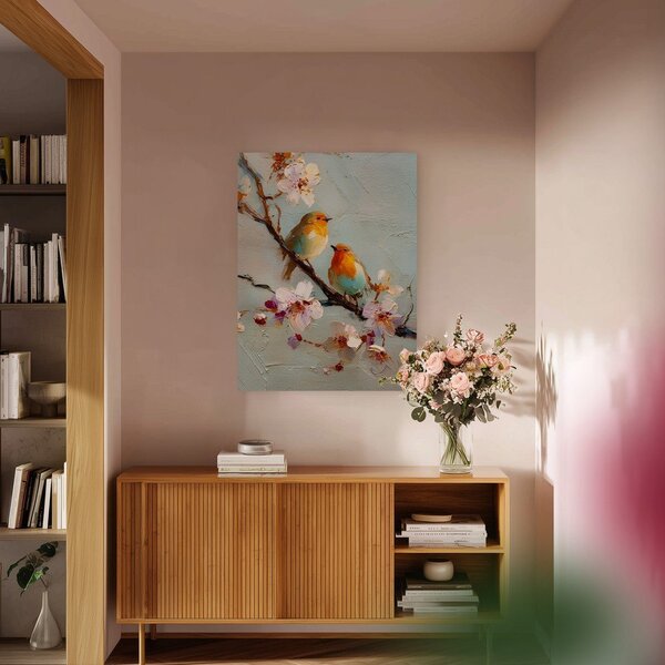 Obraz drukowany z ramą w zestawie 60x80 cm Robins – Styler