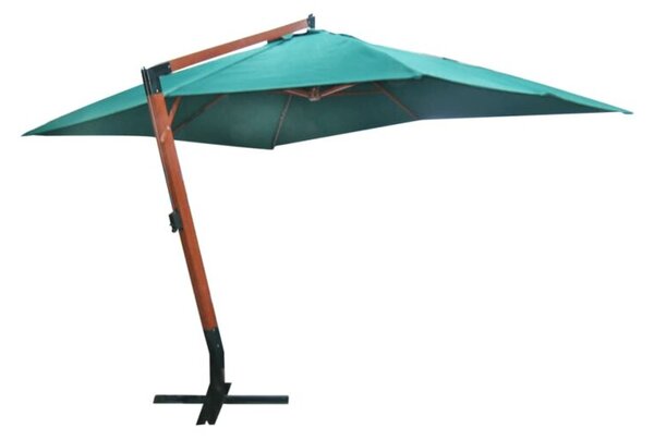 Parasol ogrodowy podwieszany, 300x400 cm, zielony