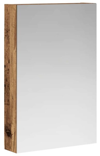 Szafka z lustrem do łazienki stare drewno 40 x 10,5 x 60,5 cm