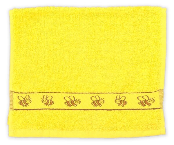 Ręcznik dziecięcy KIDS żółty 30x50 cm