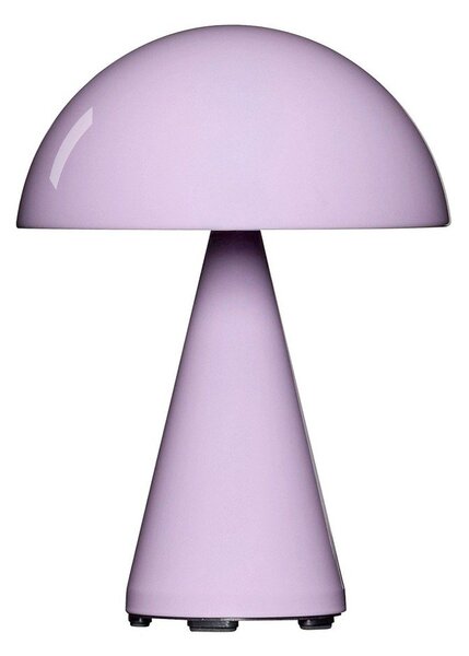 Jasnoróżowa lampa stołowa LED ze ściemniaczem (wysokość 20 cm) Mush – Hübsch