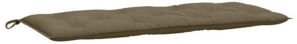 Poduszka na ławkę ogrodową, melanż taupe, 120x50x7 cm
