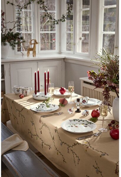 Porcelanowy adwentowy świecznik ze świątecznym motywem Hammershøi Christmas – Kähler Design