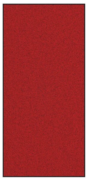 Dywanik wejściowy Czerwony i Czarny 120 x 250 cm 100% poliamid