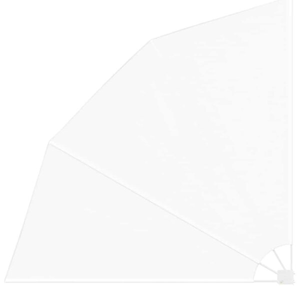 Ekran Prywatności Balkonowej 210 x 210 cm Poliester Biały