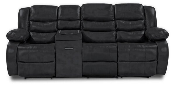 Sofa Borys 3x funkcja relax elektryczna z barkiem 280 cm Tkanina