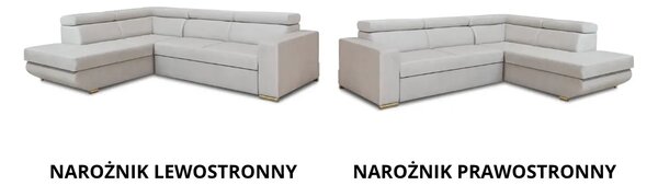 Narożnik Rozkładany Jerry I 280x200 Ruchome Zagłówki